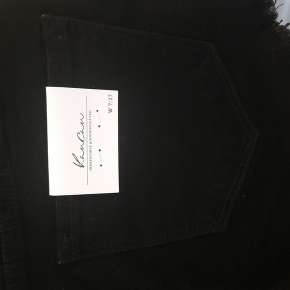 💕KANCAN💕 Estilo Frayed Hem Denim Shorts 27 NWT - Picture 8 of 11